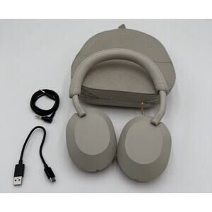 Sony WH-1000XM5 Wireless Noise-Cancelling Bluetooth Headphones - Silver
